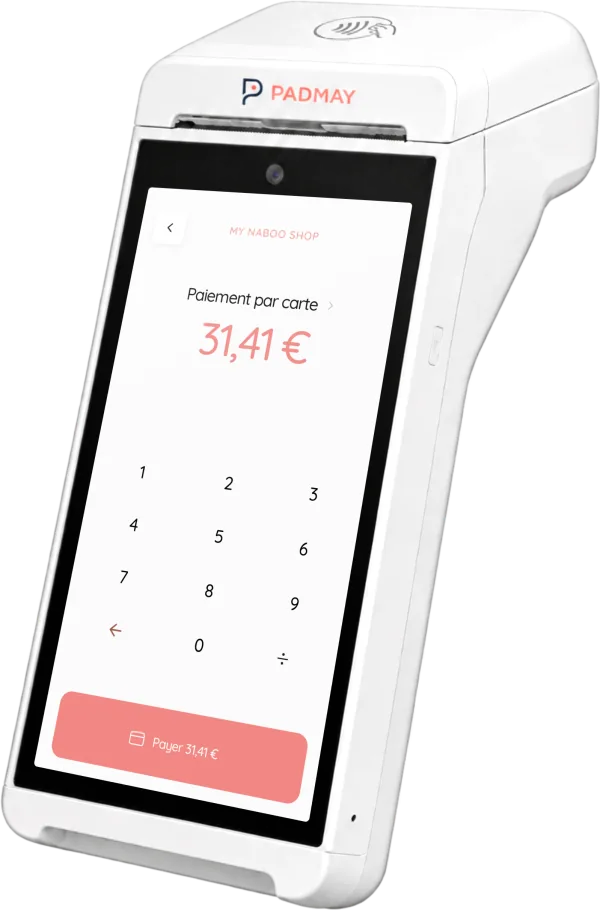 Padmay ONE, terminal de paiement Android 4G avec imprimante
